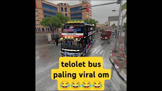 bus nyala kan telolet di jalan kota bussid gameplay teloletbasuri ngakak bussimulatorid [upl. by Balf]