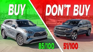 Popular SUVs to AVOID and What to BUY INSTEAD as per Consumer Reports [upl. by Suinotna]