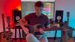 Guitar playthrough  Arabic metal demo 7 strings Ibanez [upl. by Zacek847]