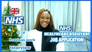 How I Got A Job in NHS as a HEALTHCARE ASSISTANT Interview questions the process what to expect [upl. by Estelle]