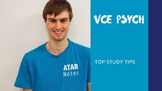 VCE Psychology  Top Study Tips [upl. by Calie]