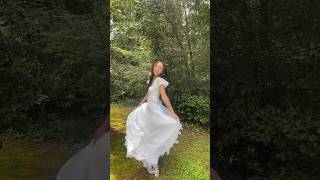 REVEAL My thrifted wedding dress NO corset  upcycling a thrifted wedding dress Part 7 shorts [upl. by Lrub]