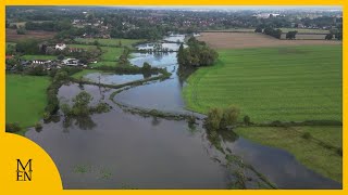 Scale of flooding revealed after months worth of rain fell in a day [upl. by Enylorac]