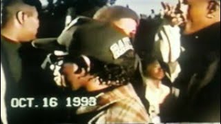 Unseen Footage EazyE With BG Knocc Out and Gangsta Dresta Real Compton City Gs Video Shoot 1993 [upl. by Ahsilif]