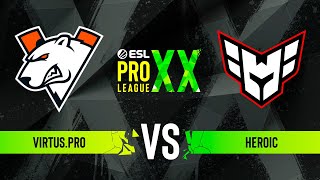 Virtuspro vs Heroic  ESL Pro League Season 20  Playoffs [upl. by Eninej515]