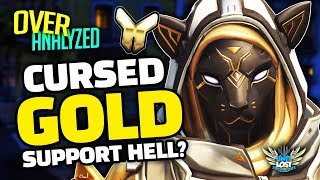 Overwatch Coaching  CURSED Ana Stuck in GOLD Support Hell OverAnalzyed [upl. by Ydoc]