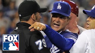 Dodgers Bench Clearing Brawl with Dbacks in Los Angeles [upl. by Eshman480]