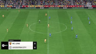 RC Lens vs Leicester City 10082024 Club Friendlies EA FC 24 [upl. by Naelcm]