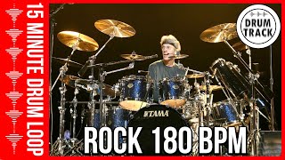 Groove Drum Beat 180 bpm  Groove Drum Track Rock 180 BPM  Batería Rock 180 BPM [upl. by Ranger721]