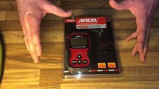 ANCEL VD500 OBD II Scan Tool Fault Code Reader Oil Reset TP EPB setup  unboxing and instructions [upl. by Krischer]