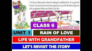 CLASS6ENGLISHLife with Grandfather LETS REVISIT THE STORY ANSWERSFULL CHAPTERKERALA SYLLABUS [upl. by Esyle]