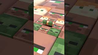 Alex Zombie Villager Falling minecraft [upl. by Aniuqaoj]