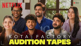 Kota Factory Cast Reacts to Audition Tapes  Jitendra Mayur Alam Ranjan Revathi amp Urvi [upl. by Garin210]