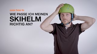 Wie passe ich meinen Skihelm richtig an  uvex howto [upl. by Margarida]