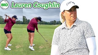 Lauren Coughlin ローレン・コフリン 米国の女子ゴルフ スローモーションスイング [upl. by Mushro]