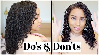 Flaxseed Gel DOS amp DONTS for Curly Hair  Tips for FrizzFree Soft Curls [upl. by Langston903]