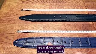 HOW TO ORDER YOUR CORRECT BELT SIZE [upl. by Natalina]