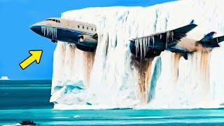 Researchers Find Long Lost Plane In Iceberg Experts Look Inside amp Scream In Horror [upl. by Magdaia]