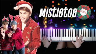 BTS Jimin amp Jungkook  Mistletoe Justin Bieber  Christmas Piano Cover by Pianella Piano [upl. by Nordek472]