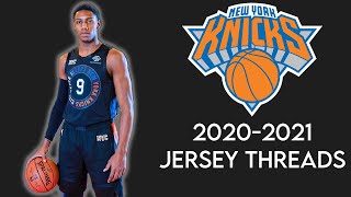 New York Knicks Uniform Set 2021  NBA Jersey Threads [upl. by Korrie784]