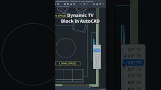 AutoCAD Mac Dynamic TV Block  Autocad 2023 For Mac [upl. by Brian129]