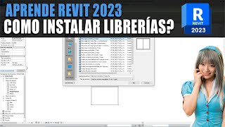 REVIT 2023 COMO INSTALAR FAMILIAS   FAMILIAS  MODELOS 3D [upl. by Elspet]