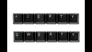 Passer dun clavier azerty à un clavier qwerty en quelques secondes [upl. by Shandra]