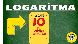 LOGARİTMA ÇIKMIŞ SORULAR ÇÖZÜMLERİ AYT SON 10 YIL [upl. by Alinna]