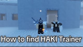 Gpo How To Find The Haki Trainer Gpo [upl. by Drannel]