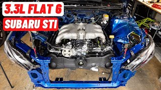 Subaru WRX STI Gets Its 1200WHP Flat 6 [upl. by Diaz614]