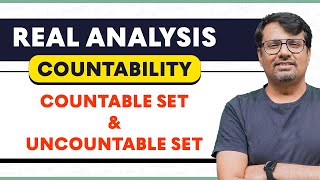 Countability of Sets  Similar Sets Finite Sets Infinite Sets Uncountable set  Real Analysis [upl. by Annad874]