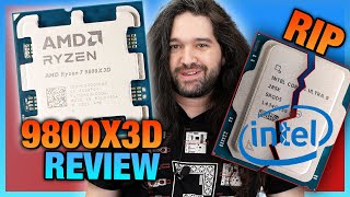 RIP Intel AMD Ryzen 7 9800X3D CPU Review amp Benchmarks vs 7800X3D 285K 14900K amp More [upl. by Triley]