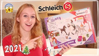 SCHLEICH PAARDEN ADVENTSKALENDER UNBOXING 2021 🤩  Daphne draaft door [upl. by Ansev]