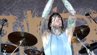 SUICIDE SILENCE HD LIVE FROM MAYHEM FESTIVAL 2011 ST LOUIS 071911 [upl. by Enerehs]