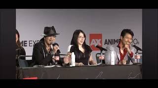 Takaya Kuroda speaking English at YakuzaLike a Dragon Panel Anime Expo 2023 [upl. by Cerellia]