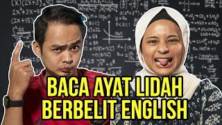 OB CHALLENGE Baca Ayat Lidah Berbelit English Amat Paling Noob [upl. by Yemerej223]