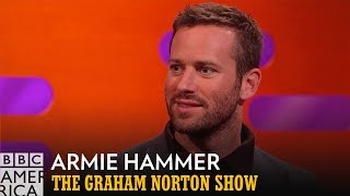 Armie Hammer Dropped The Christmas Ball  The Graham Norton Show  BBC America [upl. by Enitram]