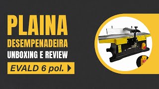 UNBOXING E REVIEW DA PLAINA DESEMPENADEIRA EVALD [upl. by Llenrag764]