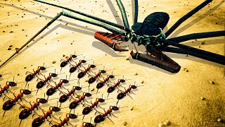 BIGGEST SPIDER in the WORLD Fights a Huge Ant Army in Empires of the Undergrowth [upl. by Ermeena]