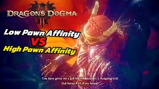 Dragon’s Dogma 2 High Pawn Affinity vs Low Affinity ending [upl. by Aseel]