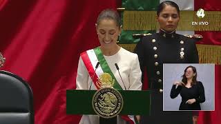 Palabras de la toma de protesta de la primer Presidenta de México Claudia Sheinbaum [upl. by Oap]