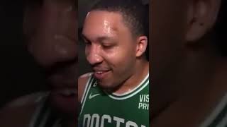 Celtics players slapping Grant Williams butt after the win 😅 [upl. by Scharf]