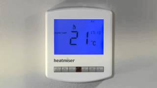 Setting the Temp Format on your Heatmiser Slimline Thermostat [upl. by Nirda830]