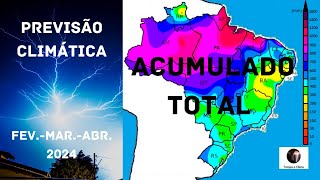 Previsão Climática fevereiromarçoabril2024  Tempo e Clima [upl. by Letniuq]