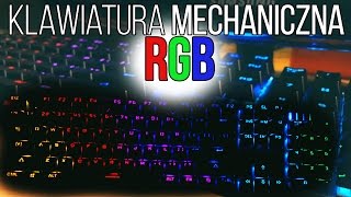 Klawiatura mechaniczna RGB za 180zł Motospeed CK104 Recenzja Test [upl. by Eedebez]