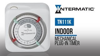 TN111K Mechanical Indoor PlugIn Timer Offers a Simple Solution for Basic Home Lighting Needs [upl. by Asselim]