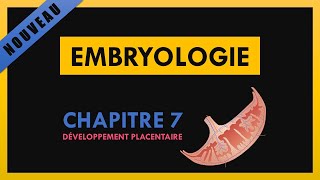 Embryologie  Chapitre 7  Développement placentaire [upl. by Eimac]