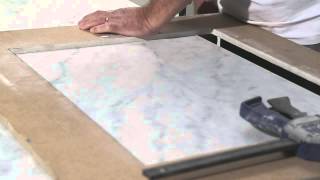 Minerva worksurfaces  cutting curves [upl. by Ydoow]