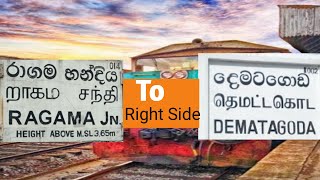 Ragama Jn to Dematagoda Right Side [upl. by Aihsaei]