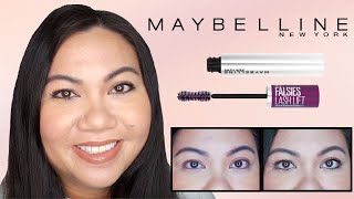 Maybelline Falsies Lash Lift Waterproof Mascara BEFORE You Buy  8 Hour Wear Test and Review [upl. by Ahsonek]